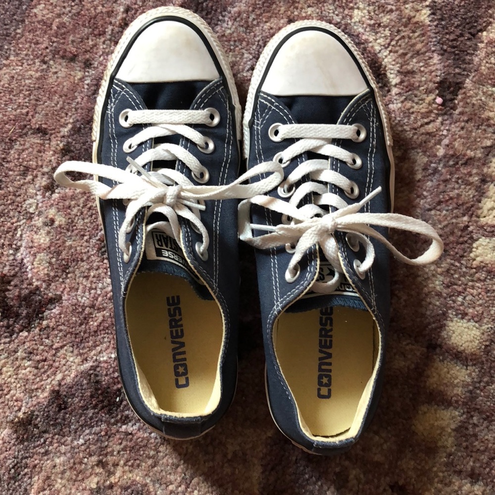 Navy Low-Top Converse
